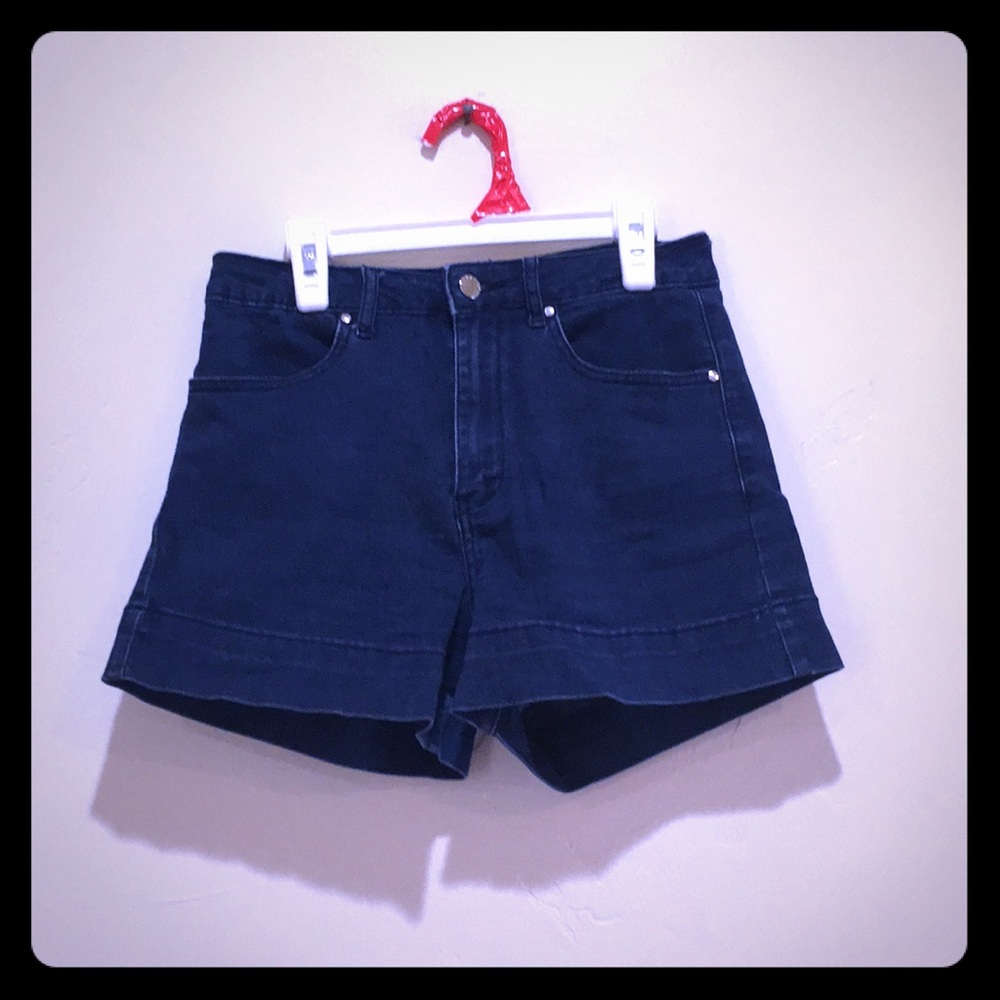 Forever 21 Dark Jean High Waist Short